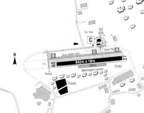 shobdon airfield markings map permission reproduced afe kind plate pilotfriend